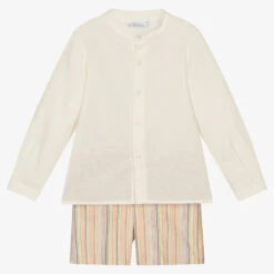 Paloma De La O Boys Shirt & Shorts Set