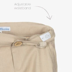 Pan Con Chocolate Boys Beige Linen & Cotton Trousers -The Little Outfit Sales Store pan con chocolate boys beige linen cotton trousers 489826 a7dc834da0bf60d37f79f5e41f9709881315cfd5