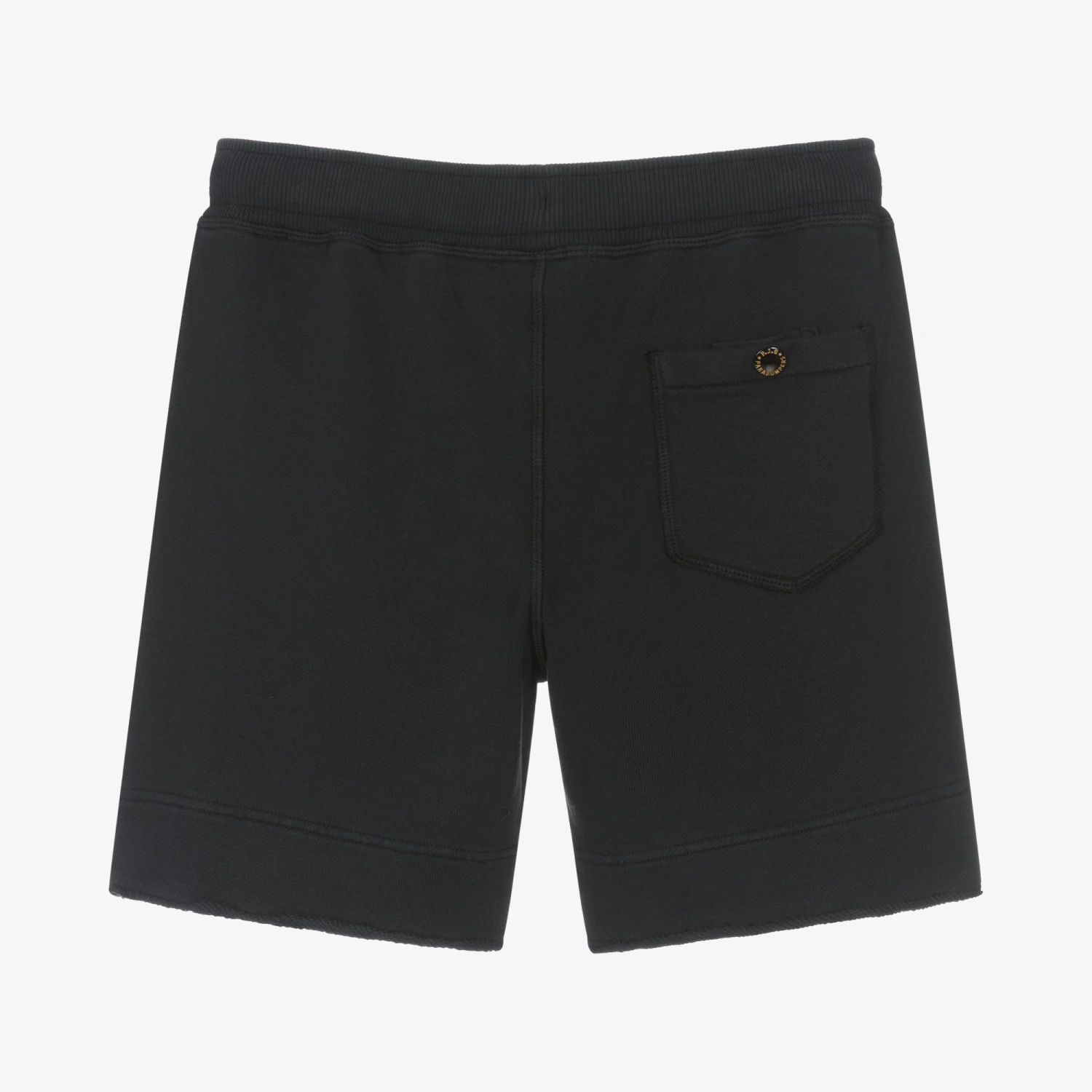 Parajumpers Boys Black Cotton Jersey Shorts 2 Parajumpers Boys Black Cotton Jersey Shorts - Image 2