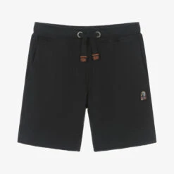 Parajumpers Boys Black Cotton Jersey Shorts