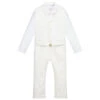Patachou 3 Piece Ivory Velvet Suit