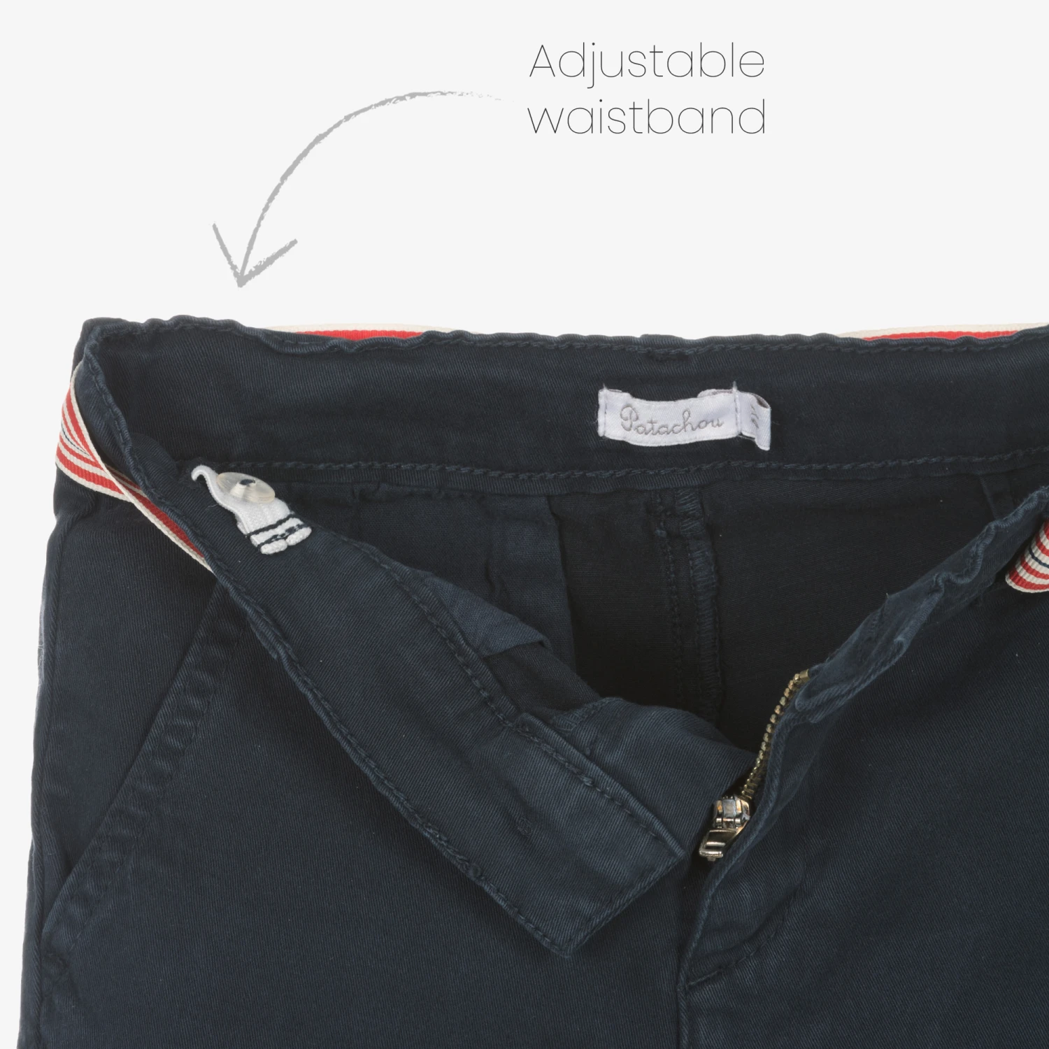 Patachou Boys Blue Cotton Bermuda Shorts 3 Patachou Boys Blue Cotton Bermuda Shorts - Image 3