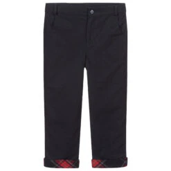 Patachou Boys Blue Wool Trousers