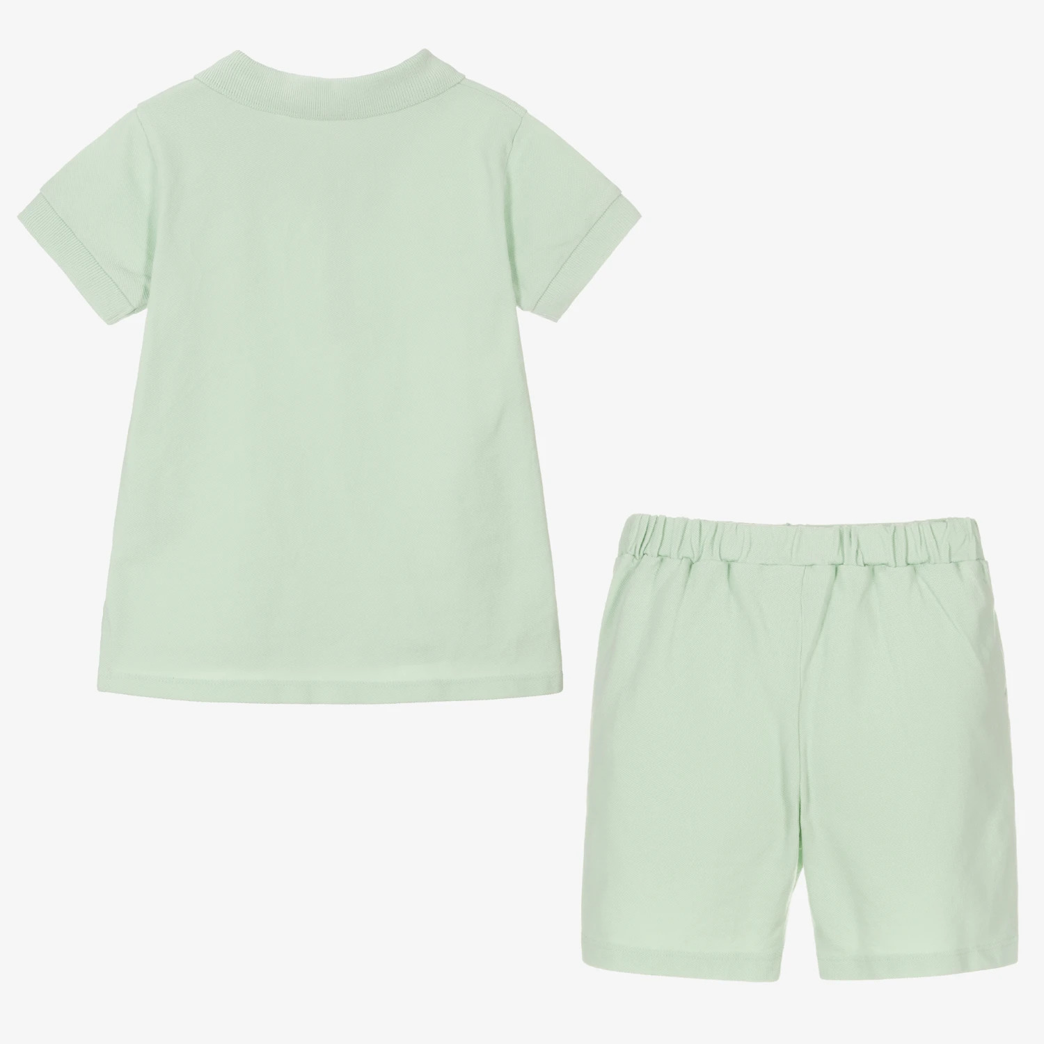 Patachou Boys Green Cotton Piqué Polo Shorts Set 3 Patachou Boys Green Cotton Piqué Polo Shorts Set - Image 3