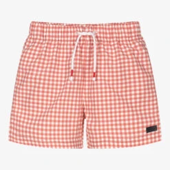 Patachou Boys Red & White Swim Shorts