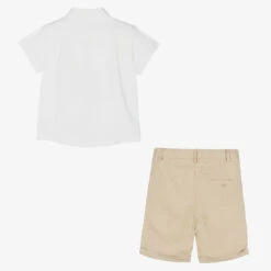 Patachou Boys White & Beige Linen Shorts Set -The Little Outfit Sales Store patachou boys white beige linen shorts set 492977 4d860027a19245d55f87e236011c9076554de23e