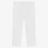 Patachou Boys White Cotton Twill Trousers