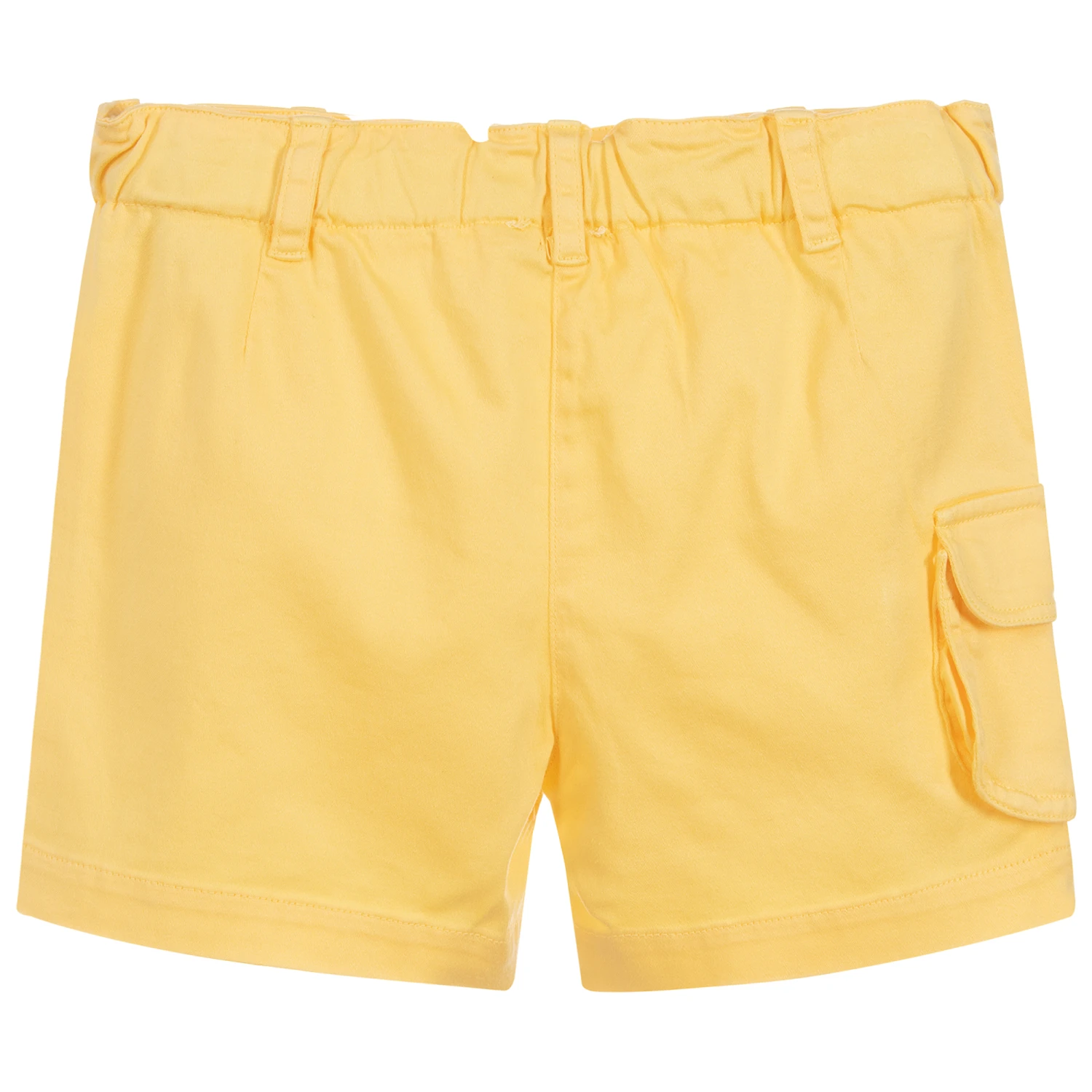 Patachou Yellow Cotton Shorts 2 Patachou Yellow Cotton Shorts - Image 2