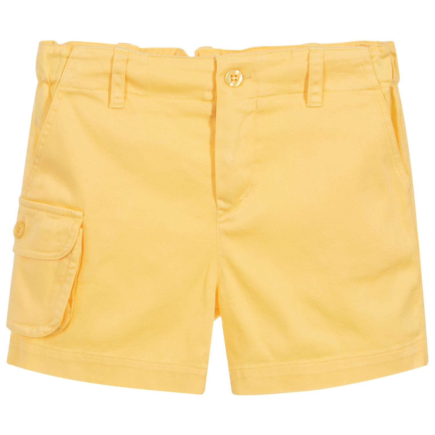 Patachou Yellow Cotton Shorts 1 Patachou Yellow Cotton Shorts