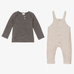 Paz Rodriguez Boys Grey & Beige Dungaree Set -The Little Outfit Sales Store paz rodriguez boys grey beige dungaree set 461457 047022baba9f3b12971fb76345459b38f0ead9e9