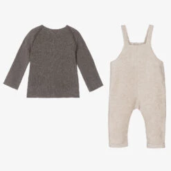 Paz Rodriguez Boys Grey & Beige Dungaree Set -The Little Outfit Sales Store paz rodriguez boys grey beige dungaree set 461457 107a816f451f5a06c13d61445d0f4a35eb9f7e8a