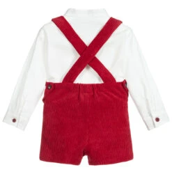 Paz Rodriguez Boys Red Corduroy Shorts Set -The Little Outfit Sales Store paz rodriguez boys red corduroy shorts set 344887 41b51e9711cfd4e2816298a4a4858eb9de4fe2e8