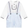 Piccola Speranza Blue & White Shorts Outfit