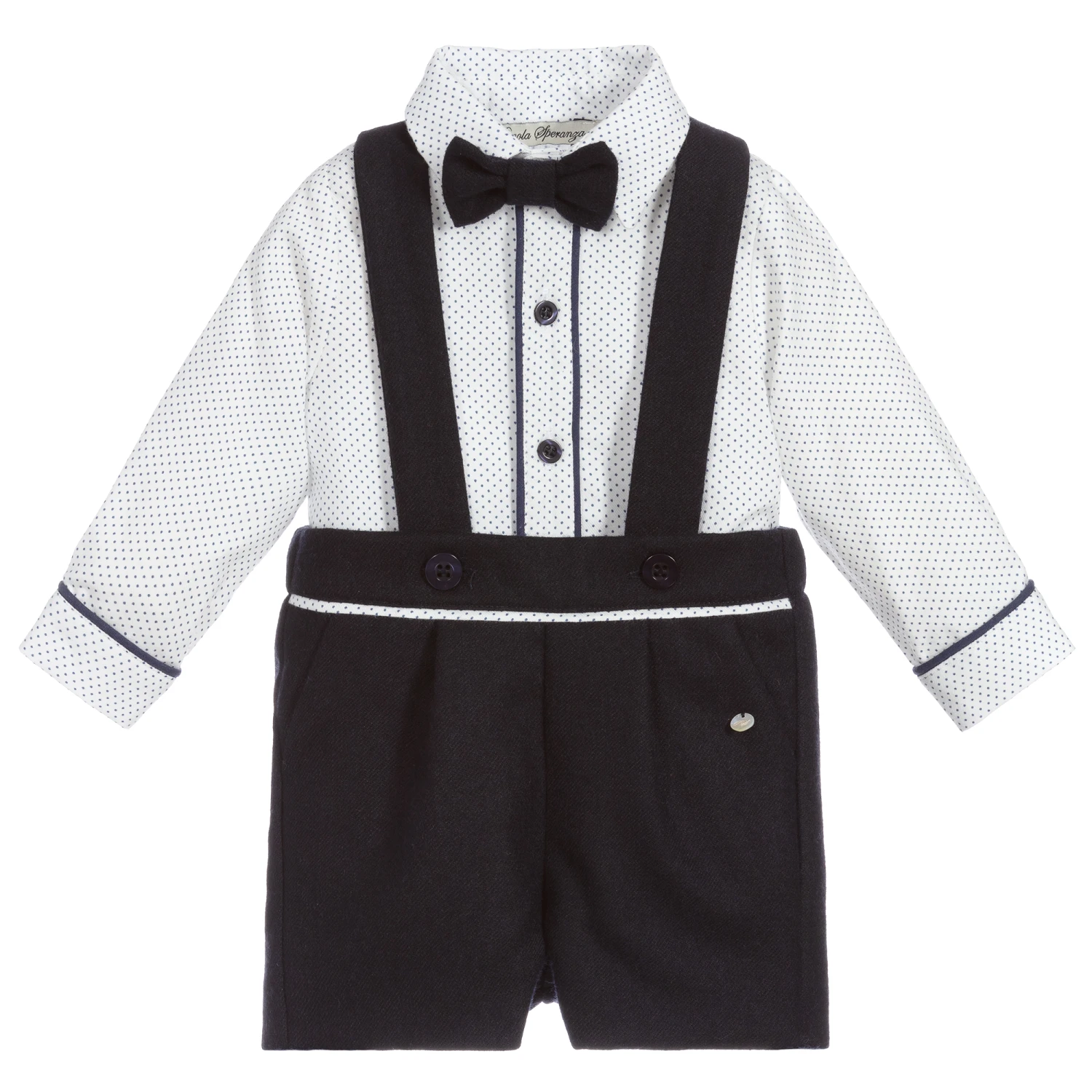 Piccola Speranza Boys Blue 3 Piece Shorts Set 1 Piccola Speranza Boys Blue 3 Piece Shorts Set