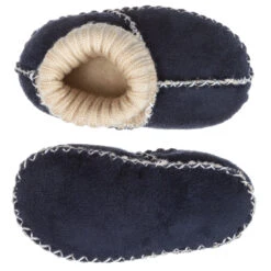 Playshoes Blue Wool-Lined Slippers -The Little Outfit Sales Store playshoes blue wool lined slippers 303651 9d0376c01a53e9913efceb4b237065c611e2b19b