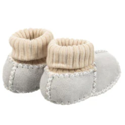 Playshoes Grey Wool-Lined Slippers -The Little Outfit Sales Store playshoes grey wool lined slippers 303649 214ca17c2bbfca64f91db8cb485db7bf06074ce4