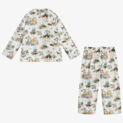Powell Craft Cotton Jungle Print Pyjamas -The Little Outfit Sales Store powell craft cotton jungle print pyjamas 324698 8f200bb20862614c689e6360bf6f83c721962c4a