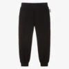 Roberto Cavalli Boys Black Cotton Joggers