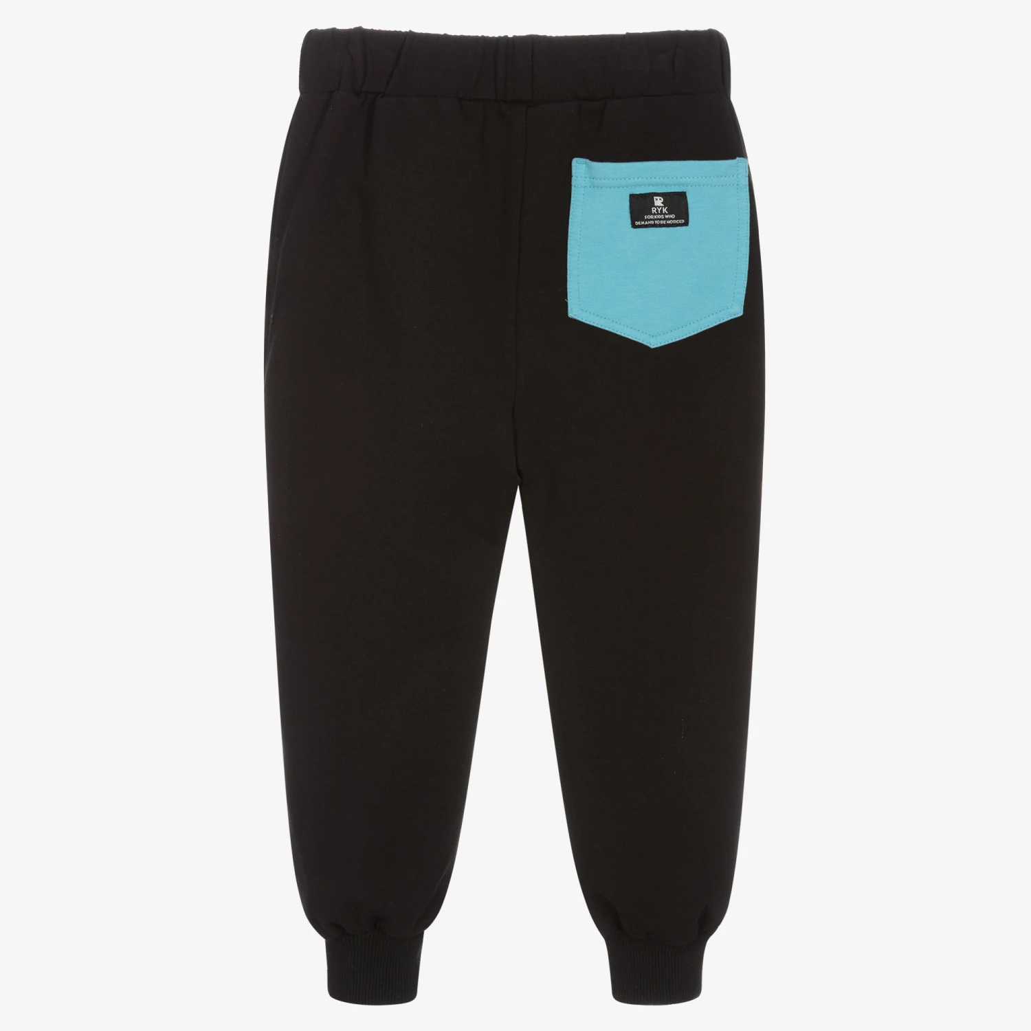 Rock Your Baby Boys Black Cotton Godzilla Joggers 3 Rock Your Baby Boys Black Cotton Godzilla Joggers - Image 3