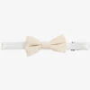 Romano Boys Ivory Velvet Bow Tie (10cm)