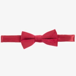 Romano Red Velvet Bow Tie (10cm)