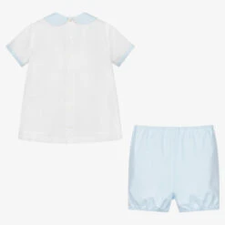 Sarah Louise Boys White & Blue Shorts Set 6 Sarah Louise Boys White & Blue Shorts Set -The Little Outfit Sales Store sarah louise boys white blue shorts set 517273 0017b58c65d55f09fed6dae93d4c73574e66aac1