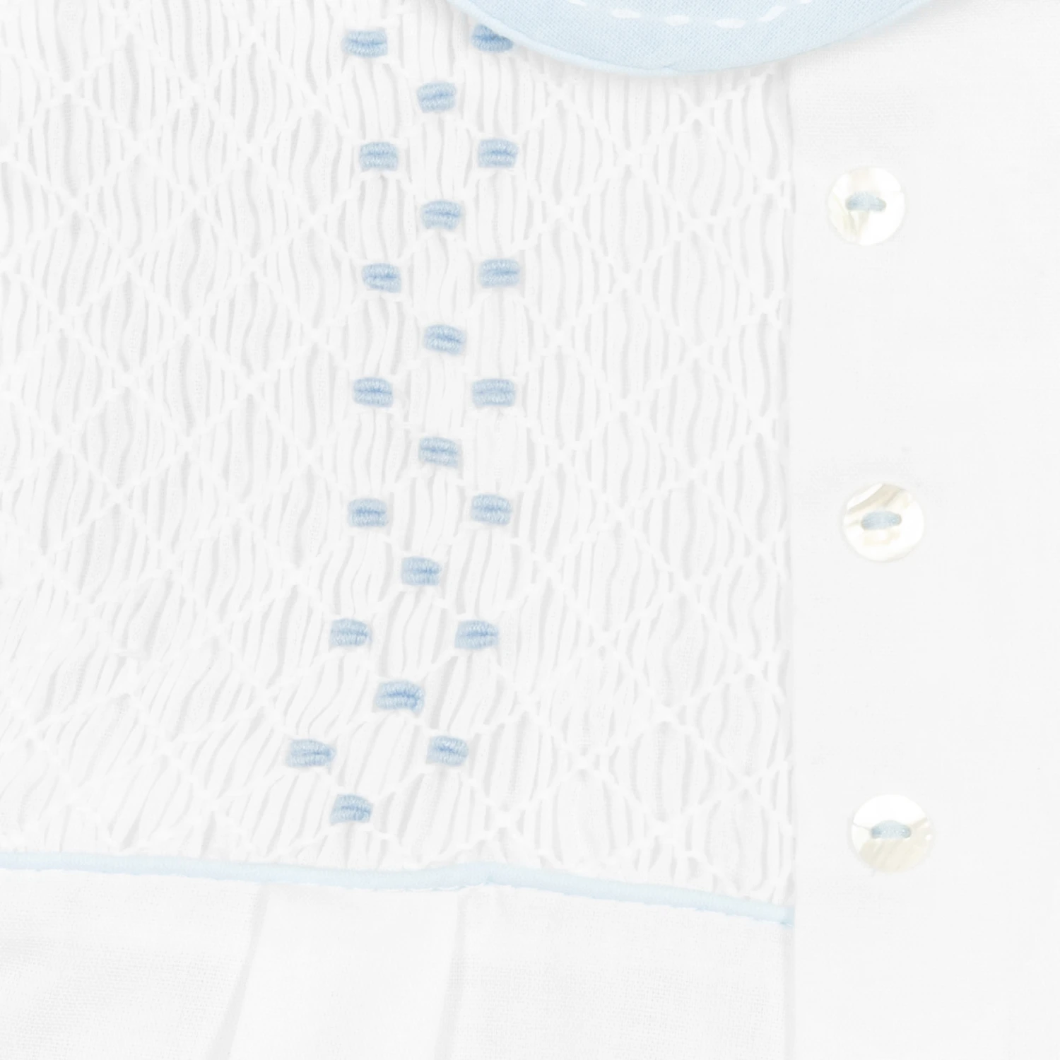 Sarah Louise Boys White & Blue Shorts Set 4 Sarah Louise Boys White & Blue Shorts Set - Image 4