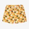 Selini Action Boys Orange Sushi Print Swim Shorts