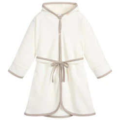 Sofija Ivory Cotton Bathrobe -The Little Outfit Sales Store sofija ivory cotton bathrobe 282655 cdcb7d9db9c56b34039ed044aa77b857f3022ec9