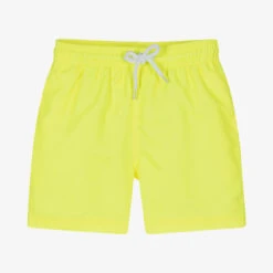 Stella Cove Boys Neon Yellow Swim Shorts
