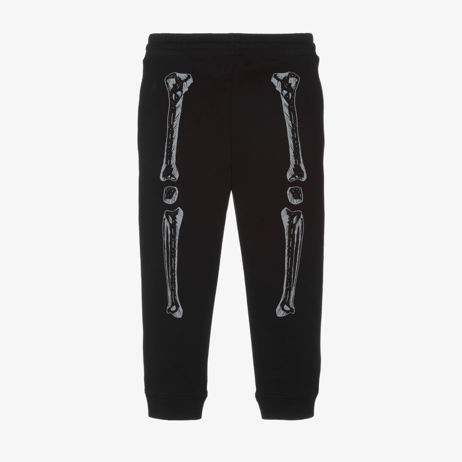 Stella McCartney Kids Black Organic Cotton Joggers 2 Stella McCartney Kids Black Organic Cotton Joggers - Image 2