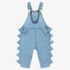 Stella McCartney Kids Boys Blue Chambray Dunagrees