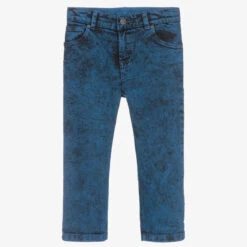 Stella McCartney Kids Boys Blue Denim Relaxed Jeans