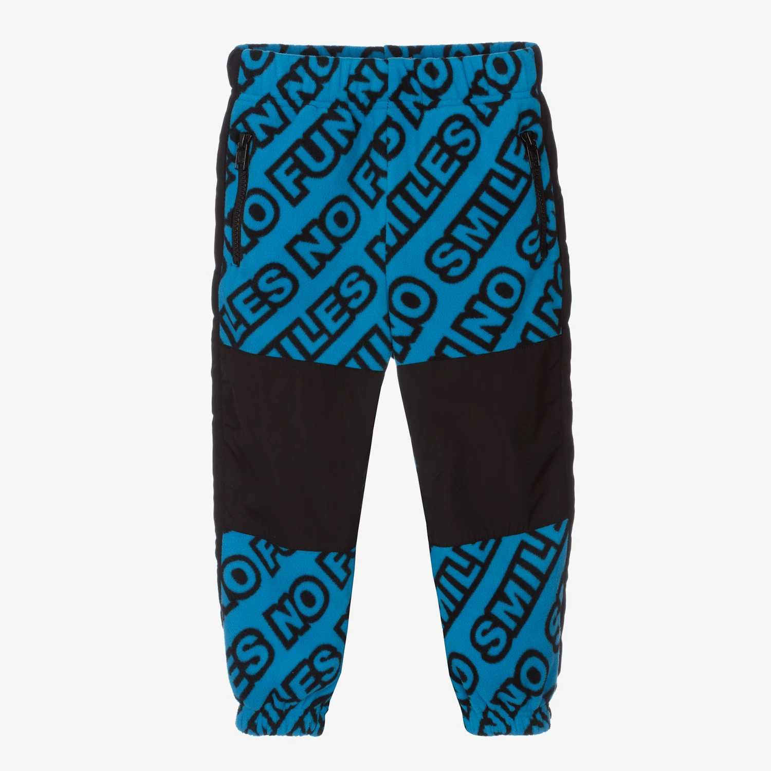 Stella McCartney Kids Boys Blue Fleece Joggers 1 Stella McCartney Kids Boys Blue Fleece Joggers