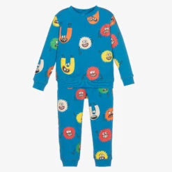 Stella McCartney Kids Boys Blue Monster Tracksuit