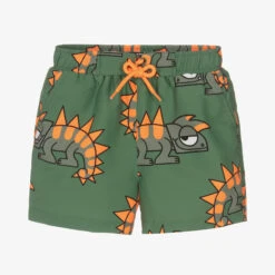 The Little Outfit Sales Store 28 Stella McCartney Kids Boys Green Gecko Swim Shorts