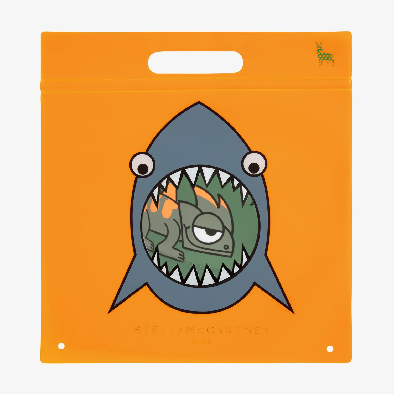 Stella McCartney Kids Boys Green Gecko Swim Shorts 3 Stella McCartney Kids Boys Green Gecko Swim Shorts - Image 3