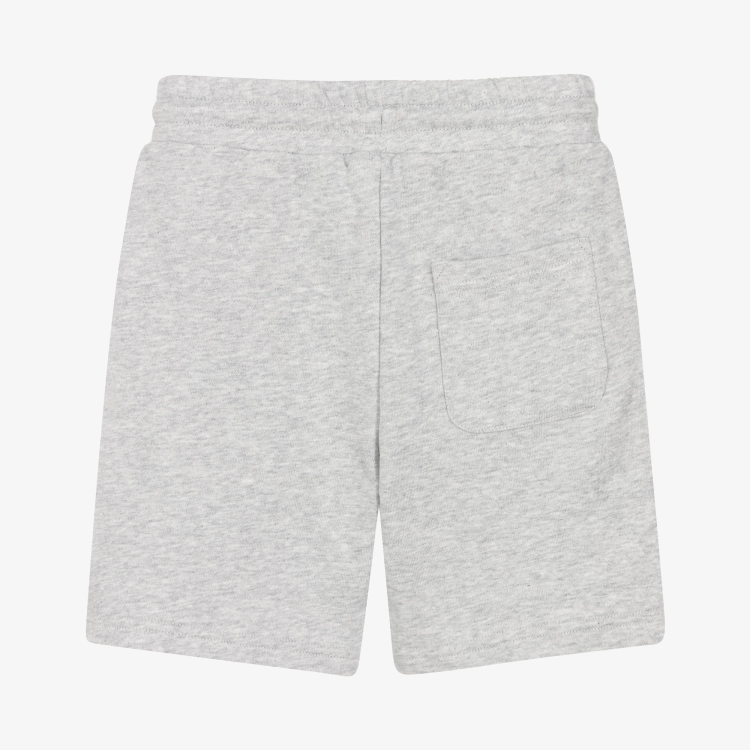 Stella McCartney Kids Boys Grey Cotton Logo Print Shorts 2 Stella McCartney Kids Boys Grey Cotton Logo Print Shorts - Image 2