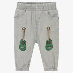 Stella McCartney Kids Boys Grey Guitar Trousers