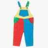 Stella McCartney Kids Boys Red Cotton Dungarees