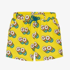 Stella McCartney Kids Boys Yellow Swim Shorts