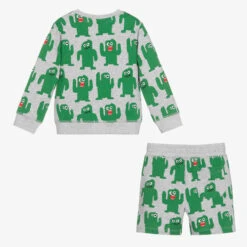 Stella McCartney Kids Grey Cactus Short Tracksuit -The Little Outfit Sales Store stella mccartney kids grey cactus short tracksuit 434936 5c01afe2f88bf6847cfc49d296496dd398f36edb