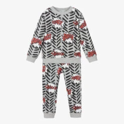 Stella McCartney Kids Grey Comic Bubbles Tracksuit