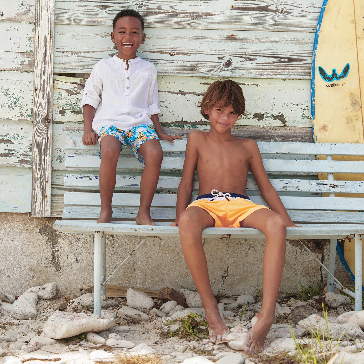 Sunuva Boys Blue Rhino Swim Shorts 2 Sunuva Boys Blue Rhino Swim Shorts - Image 2