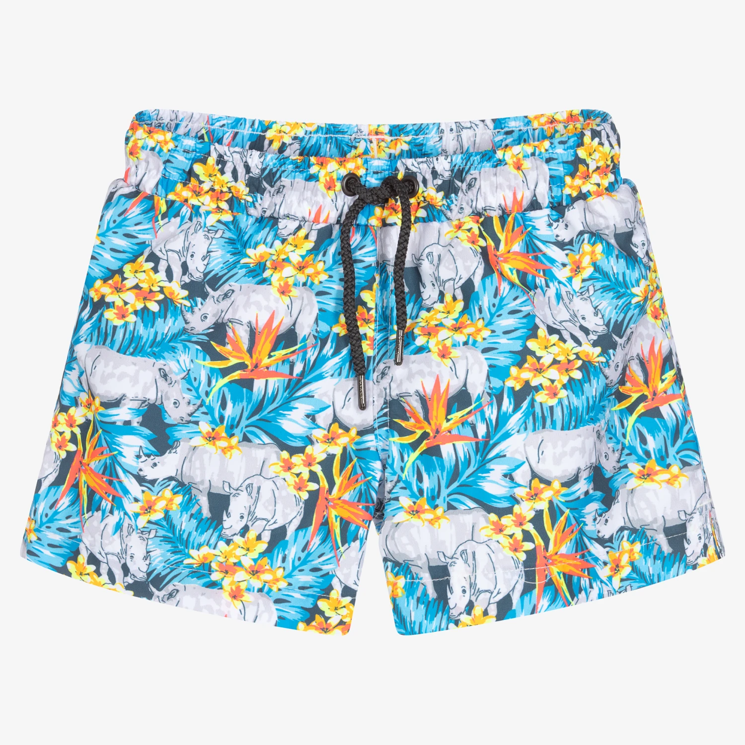 Sunuva Boys Blue Rhino Swim Shorts 1 Sunuva Boys Blue Rhino Swim Shorts