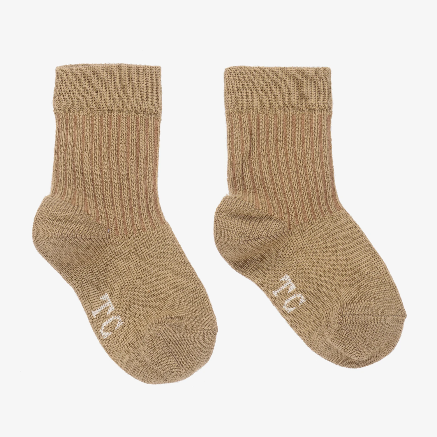 Tartine Et Chocolat Beige Knitted Cotton Socks 1 Tartine Et Chocolat Beige Knitted Cotton Socks
