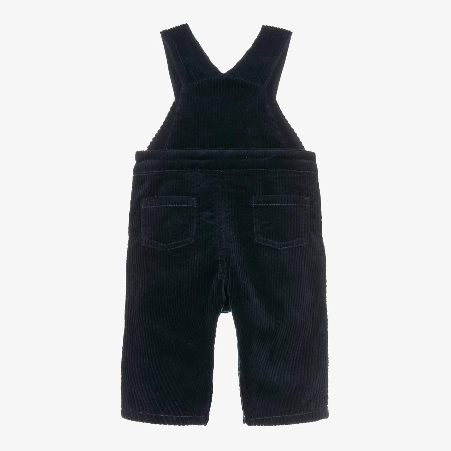 Tartine Et Chocolat Boys Blue Corduroy Dungarees 2 Tartine Et Chocolat Boys Blue Corduroy Dungarees - Image 2