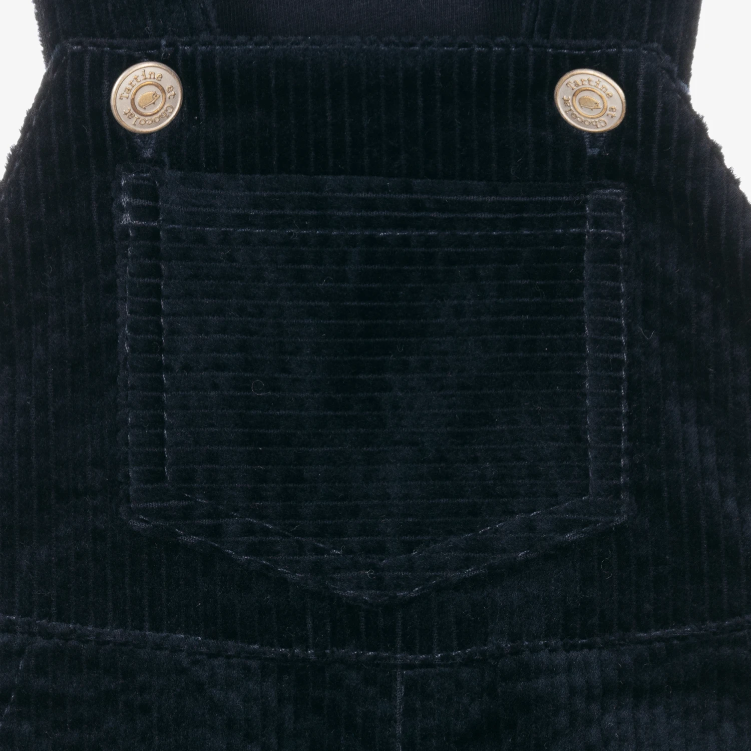 Tartine Et Chocolat Boys Blue Corduroy Dungarees 3 Tartine Et Chocolat Boys Blue Corduroy Dungarees - Image 3