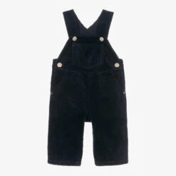 Tartine Et Chocolat Boys Blue Corduroy Dungarees