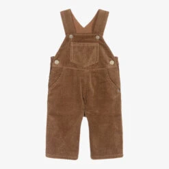 Tartine Et Chocolat Boys Brown Corduroy Dungarees